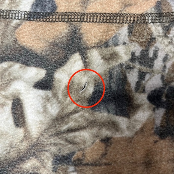 Browning Reversible Puffer Jacket Real Tree Camo/Olive Green Outdoor Full Zip - Picture 8 of 14